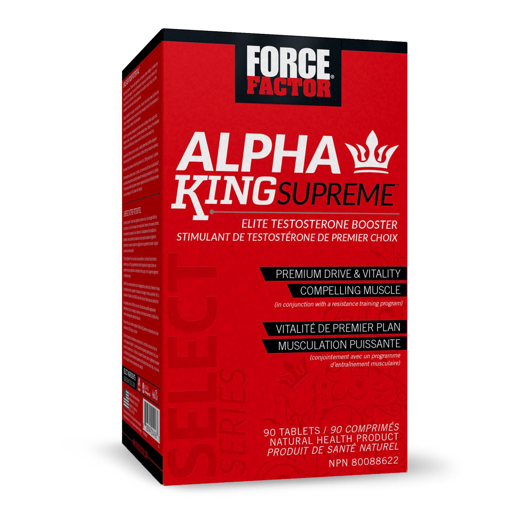 Alpha KingMD Supreme&nbsp;&ndash; Stimulant de testost&eacute;rone de premier choix  | GNC